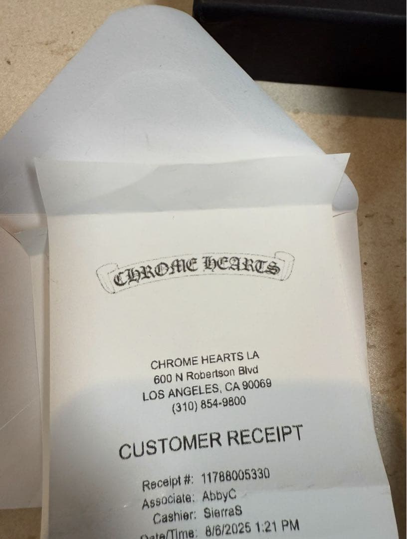 Chrome Hearts ホワイトサンダル　44