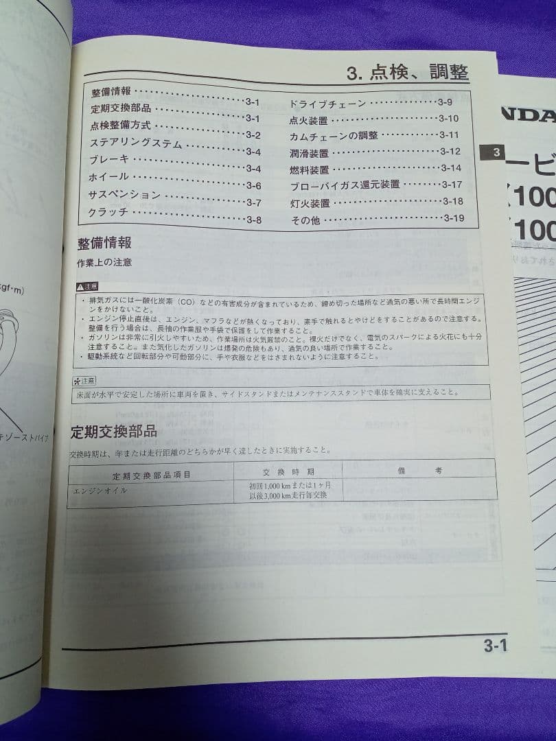 【HONDA】Ape(100)サービスマニュアル&Type D追補版 2冊セット