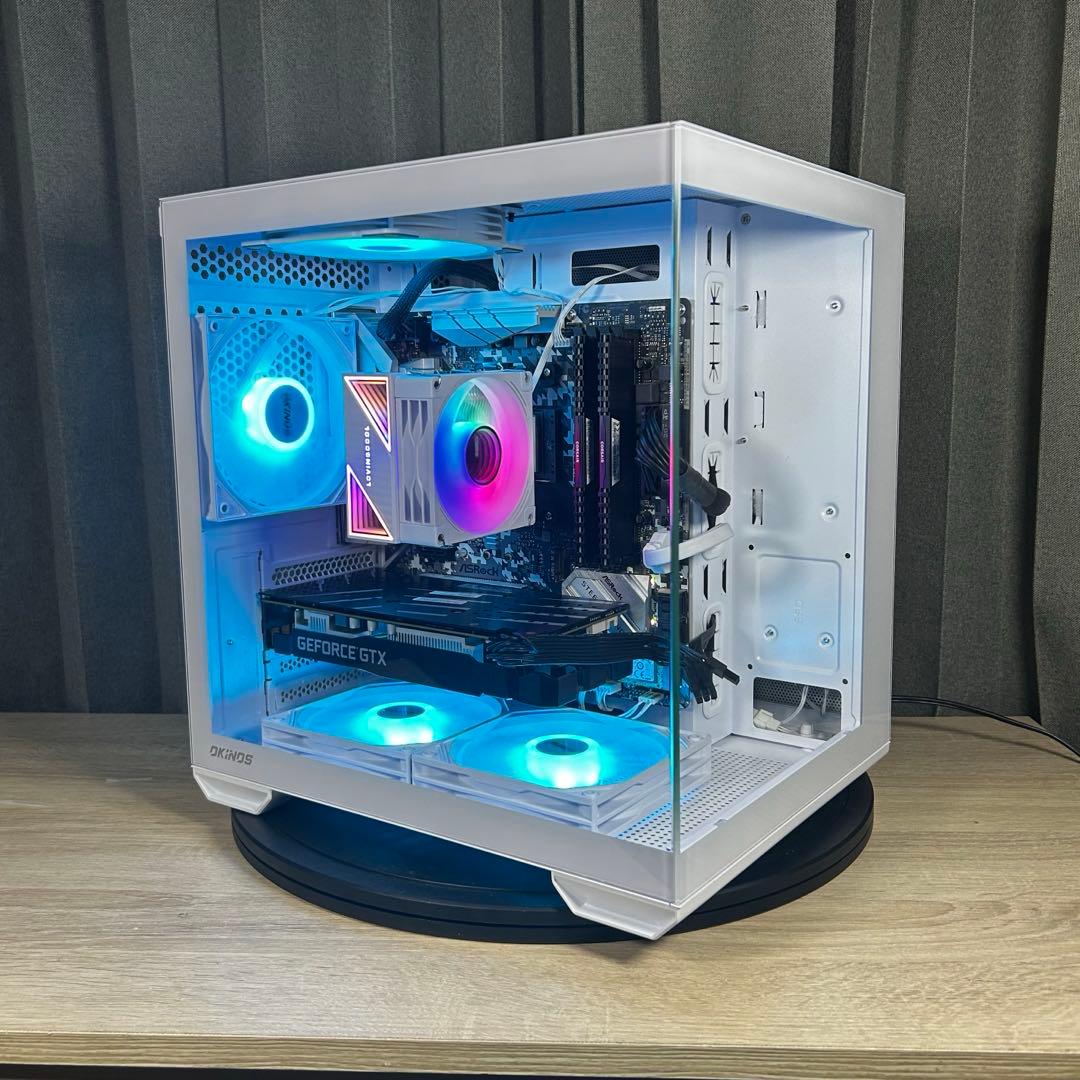 超高性能 光る 白ゲーミングPC Ryzen GTX1660 Windows11