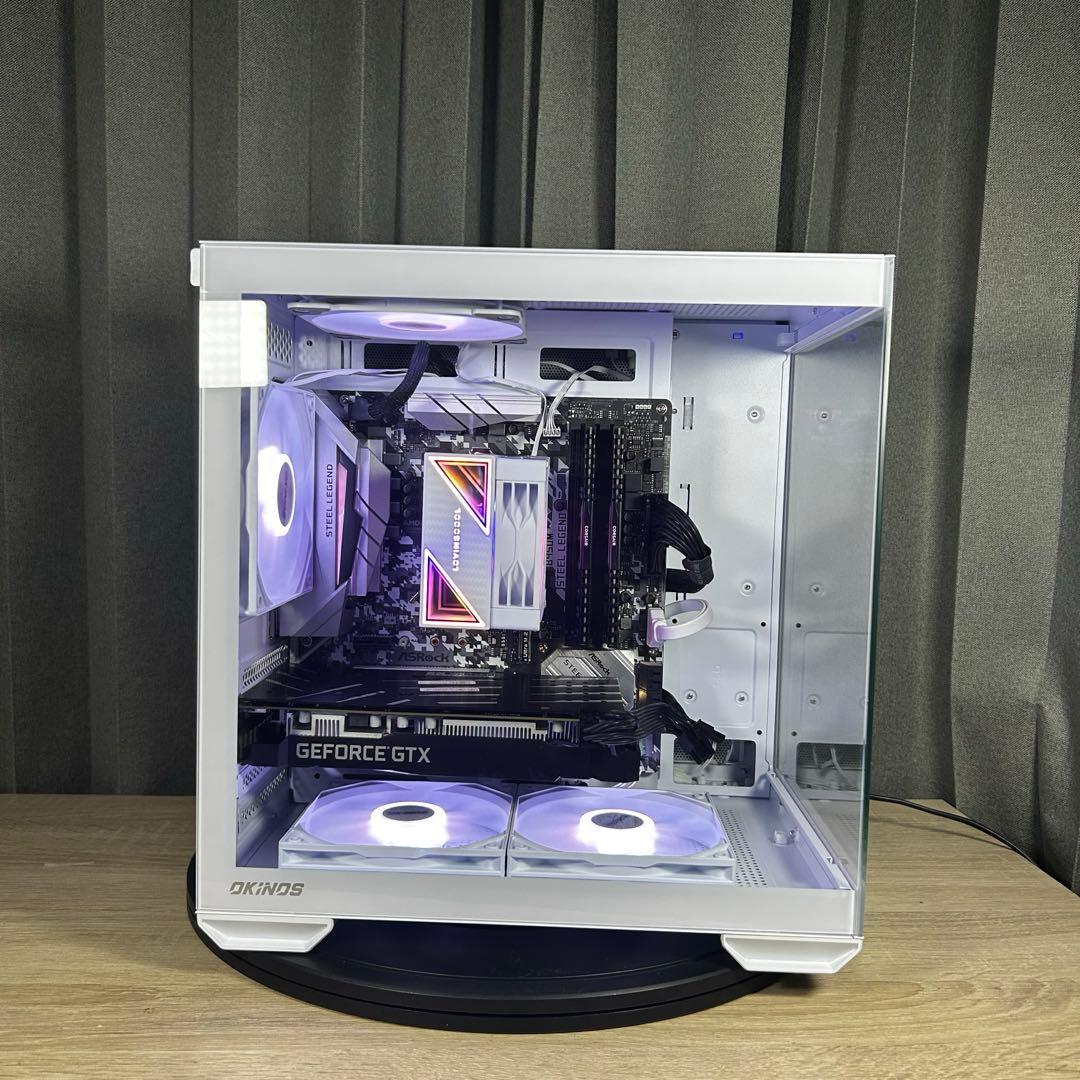 超高性能 光る 白ゲーミングPC Ryzen GTX1660 Windows11