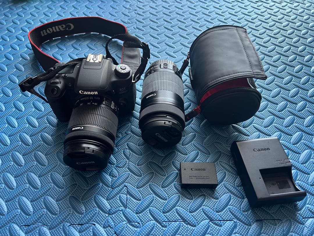 Canon 8000d ダブルズームキット