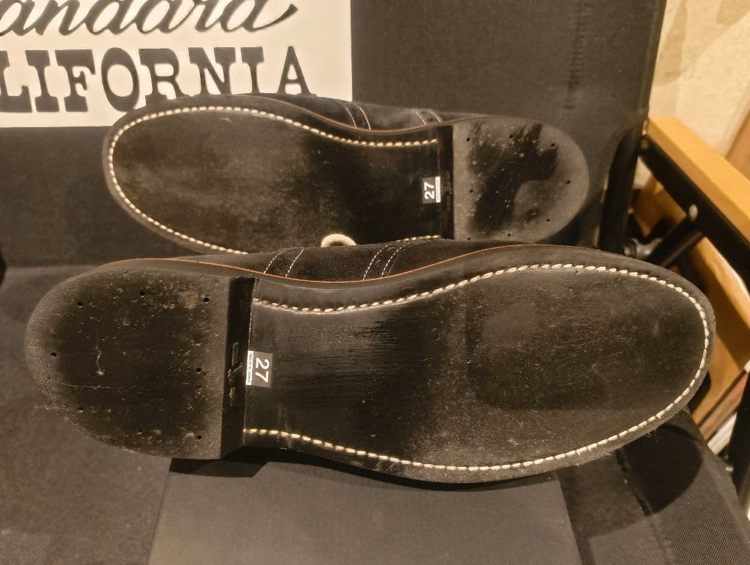 GLAD HAND REGAL サドルシューズ BLACK　SUEDE　27cm