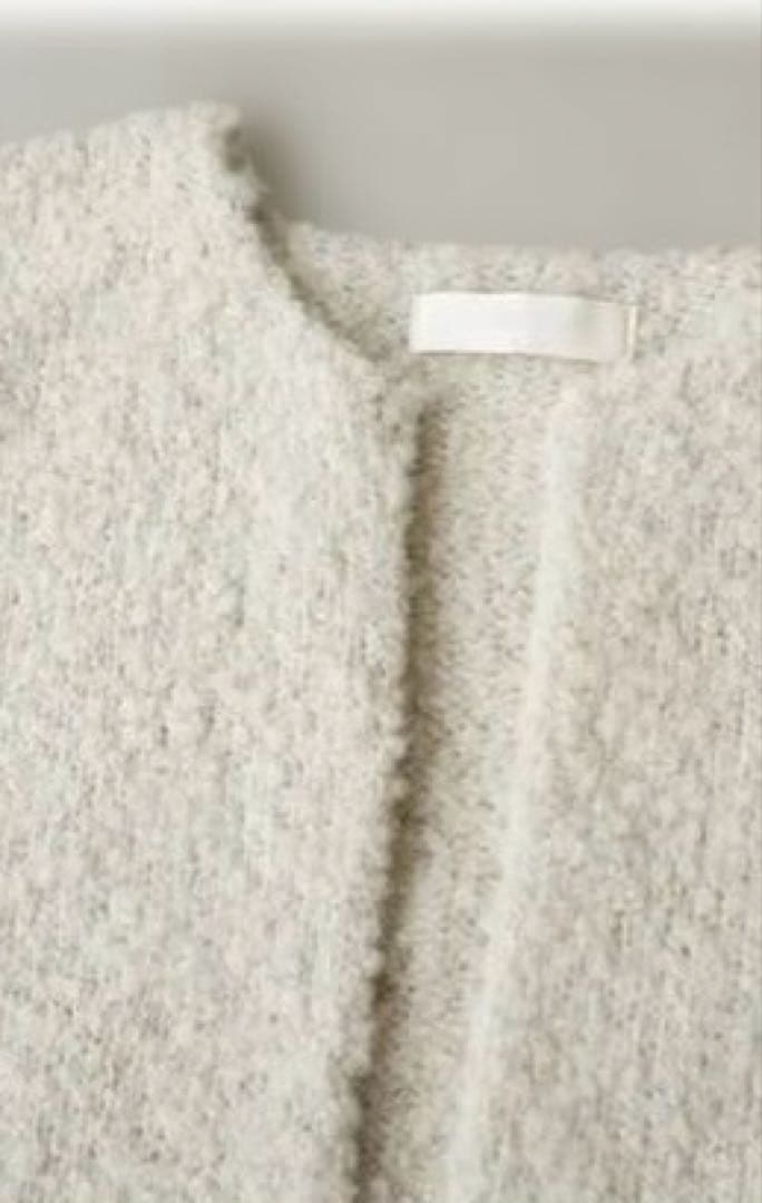 エヴァムエヴァ　alpaca wool vest [antique white]