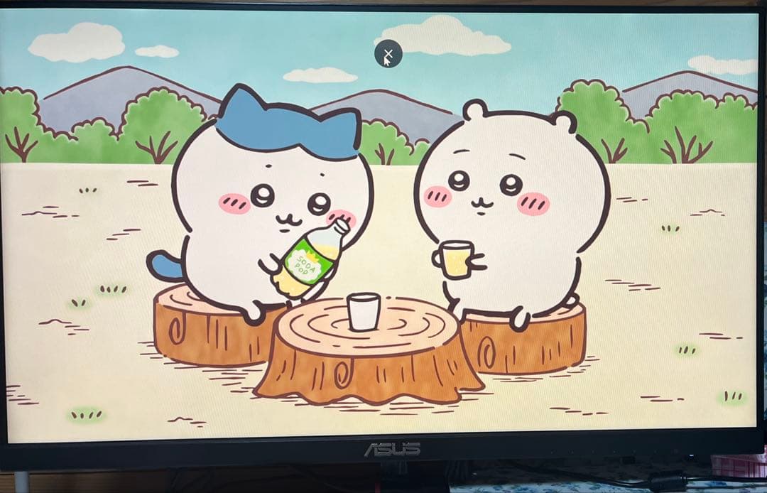 さち ASUSディスプレイと電卓