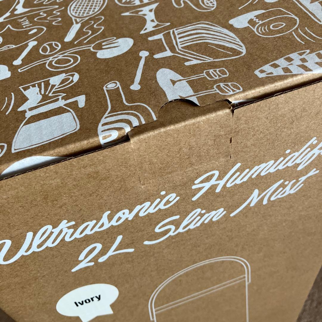 新品 BRUNO 2L超音波加湿器 SLIM MIST アイボリー