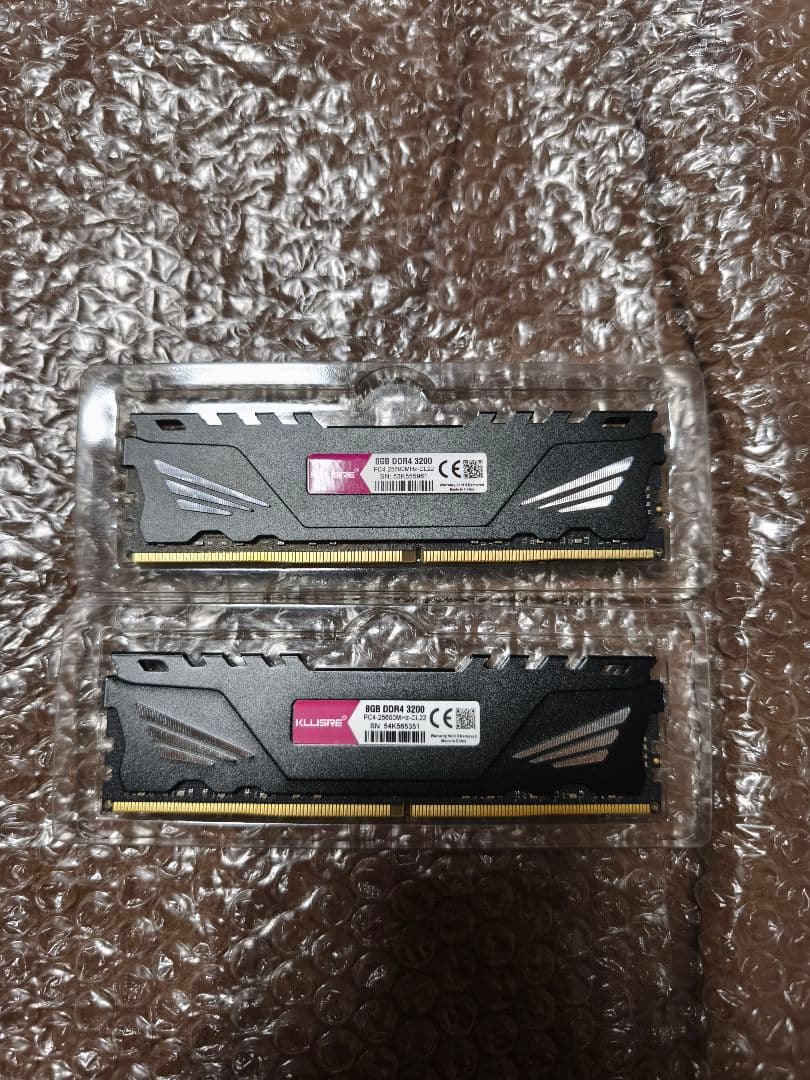 KLLISRE DDR4 16GB 8GBx2 3200MHz PCパーツ