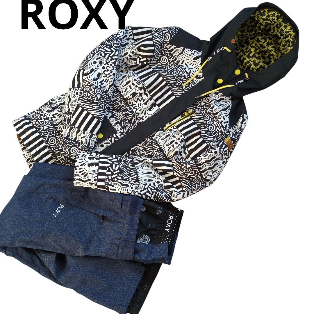 極美品ROXY　スキーウェア レディース　上下セット ロキシースノーボード