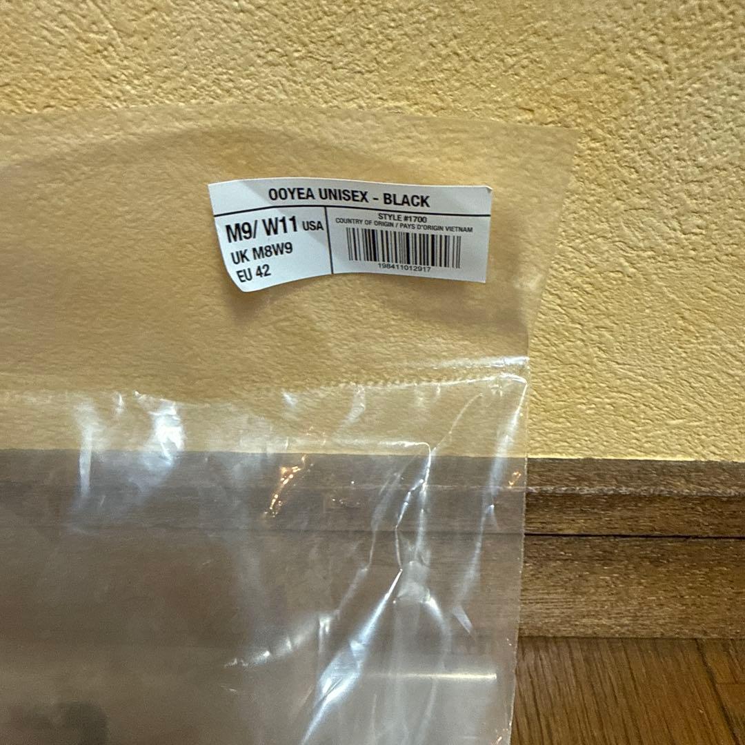 OOYEA 28cm ブラック サンダル M9/W11 リカバリーサンダル