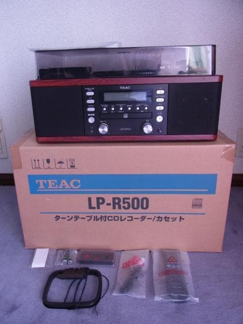 TEAC　LP-R500　レコードプレーヤー　CDレコーダー　カセット　美品完品