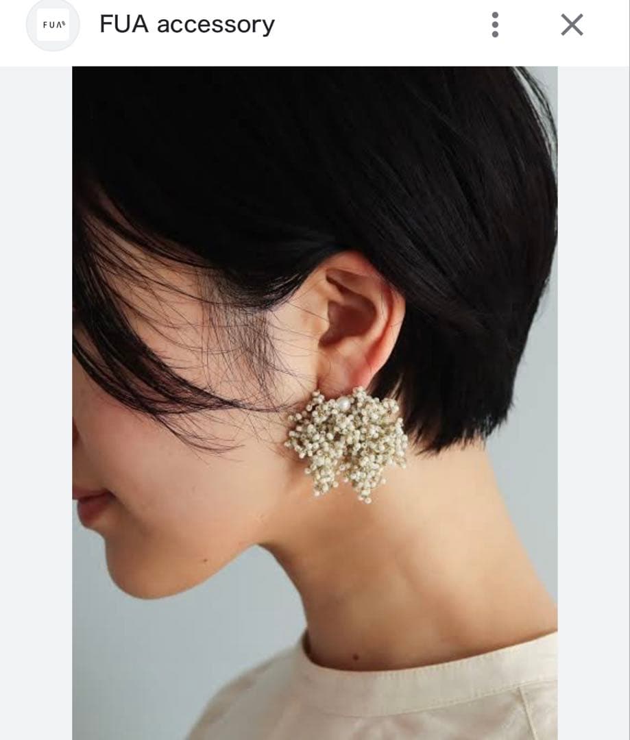 fua accessory 始まりの時 Ｌサイズ　片耳ピアス