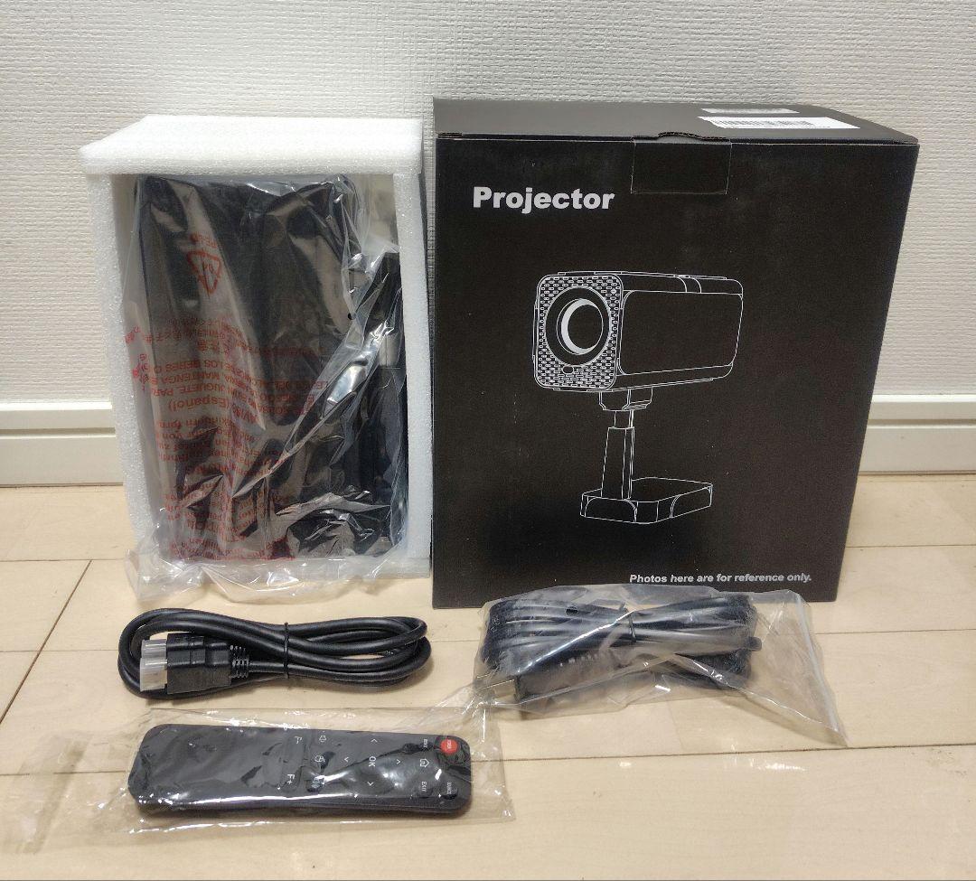 Android 電動フォーカス＆自動台形補正 プロジェクター 伸縮スタンド