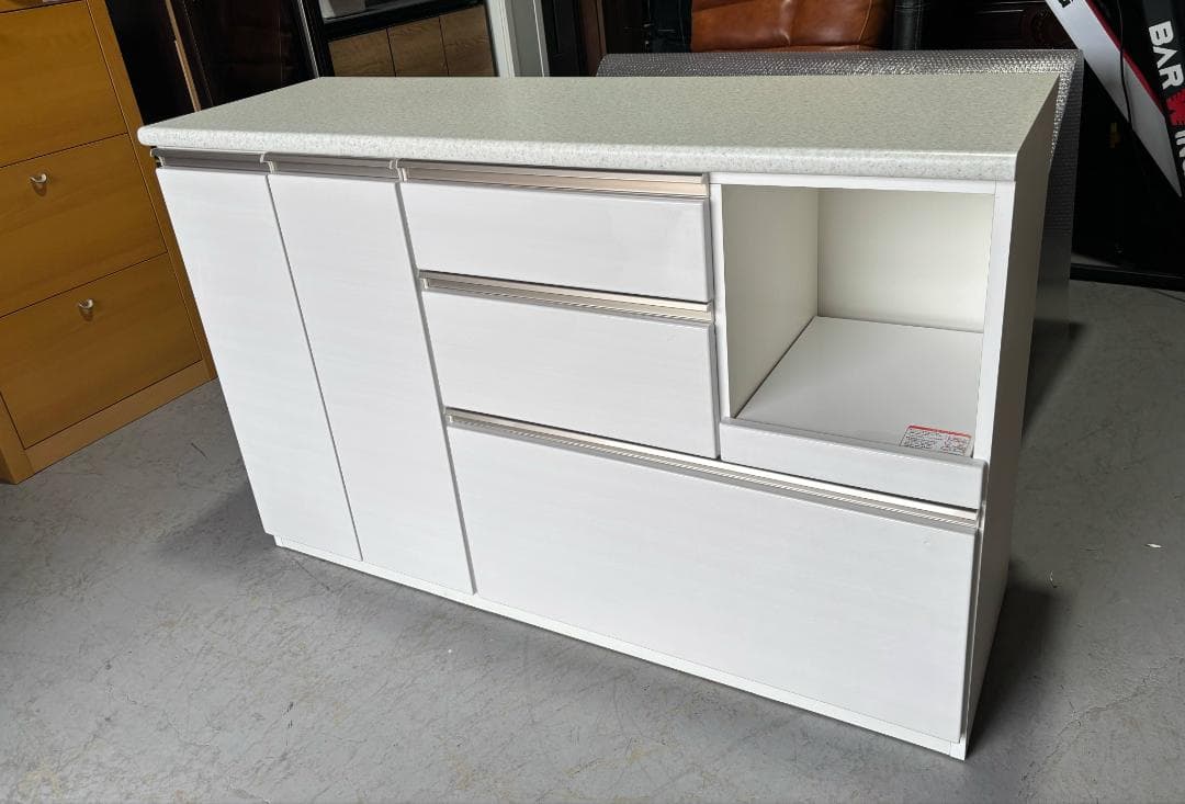 ニシキ NITORI キッチンカウンターアルミナ2 幅140cm Used