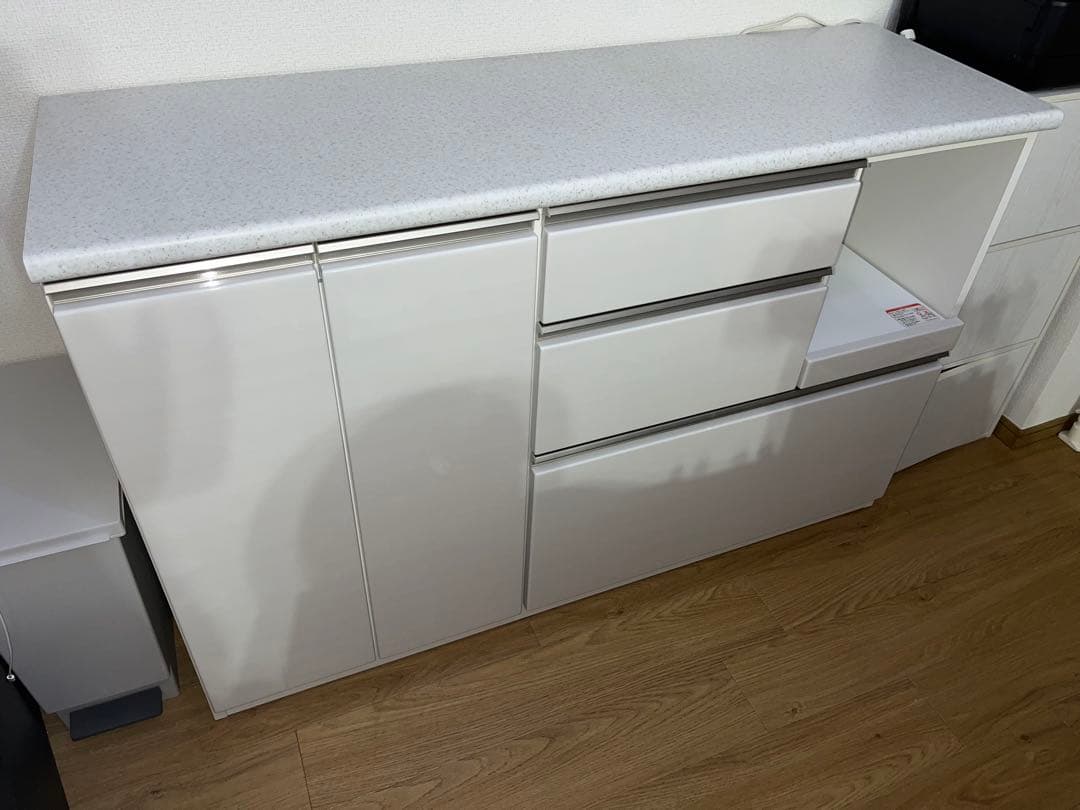 ※9/25までの出品※キッチンカウンター　ニトリ　アルミナ2 ホワイト