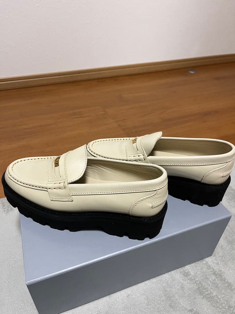 CAMINANDO 別注ボリュームソールローファー　ナチュラル