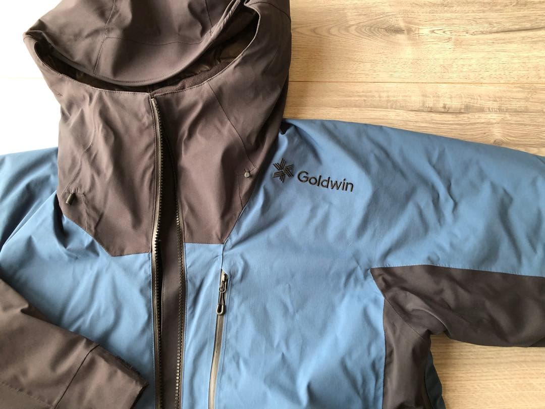 Goldwin フード付きジャケット 青・黒