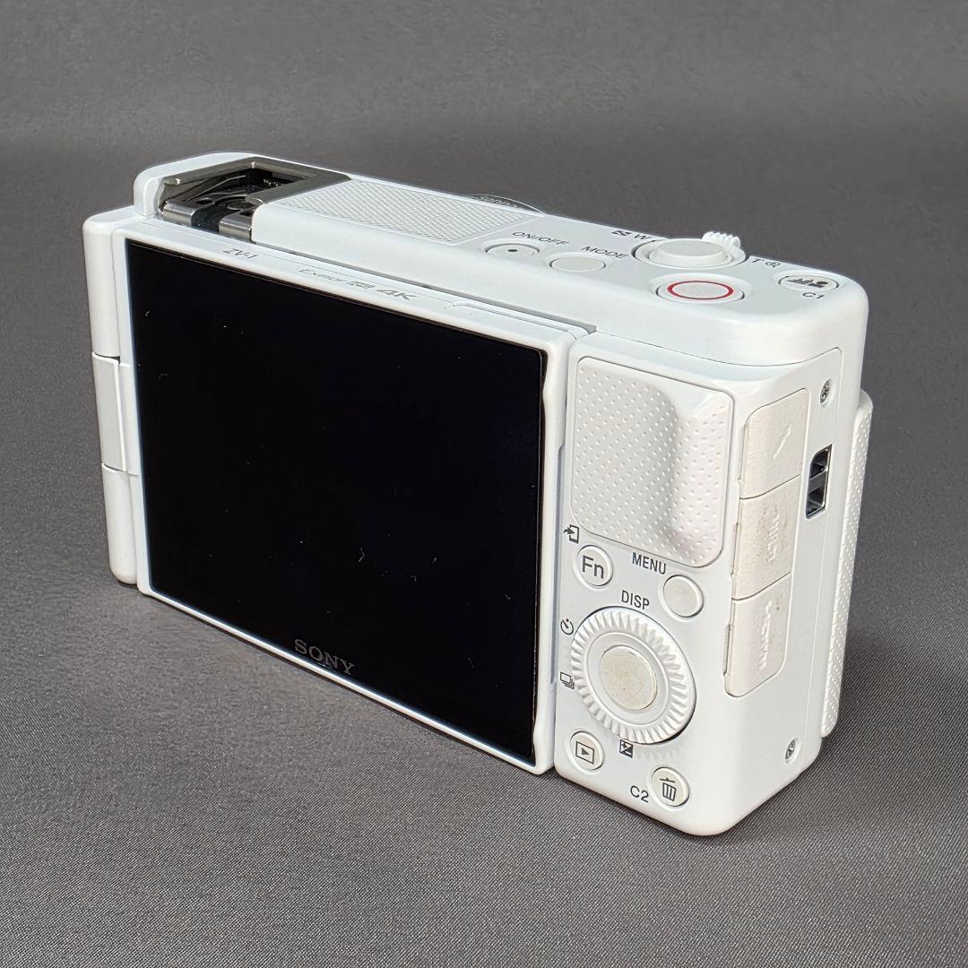 【並品】SONY VLOGCAM ZV-1 コンパクトデジタルカメラ ホワイト