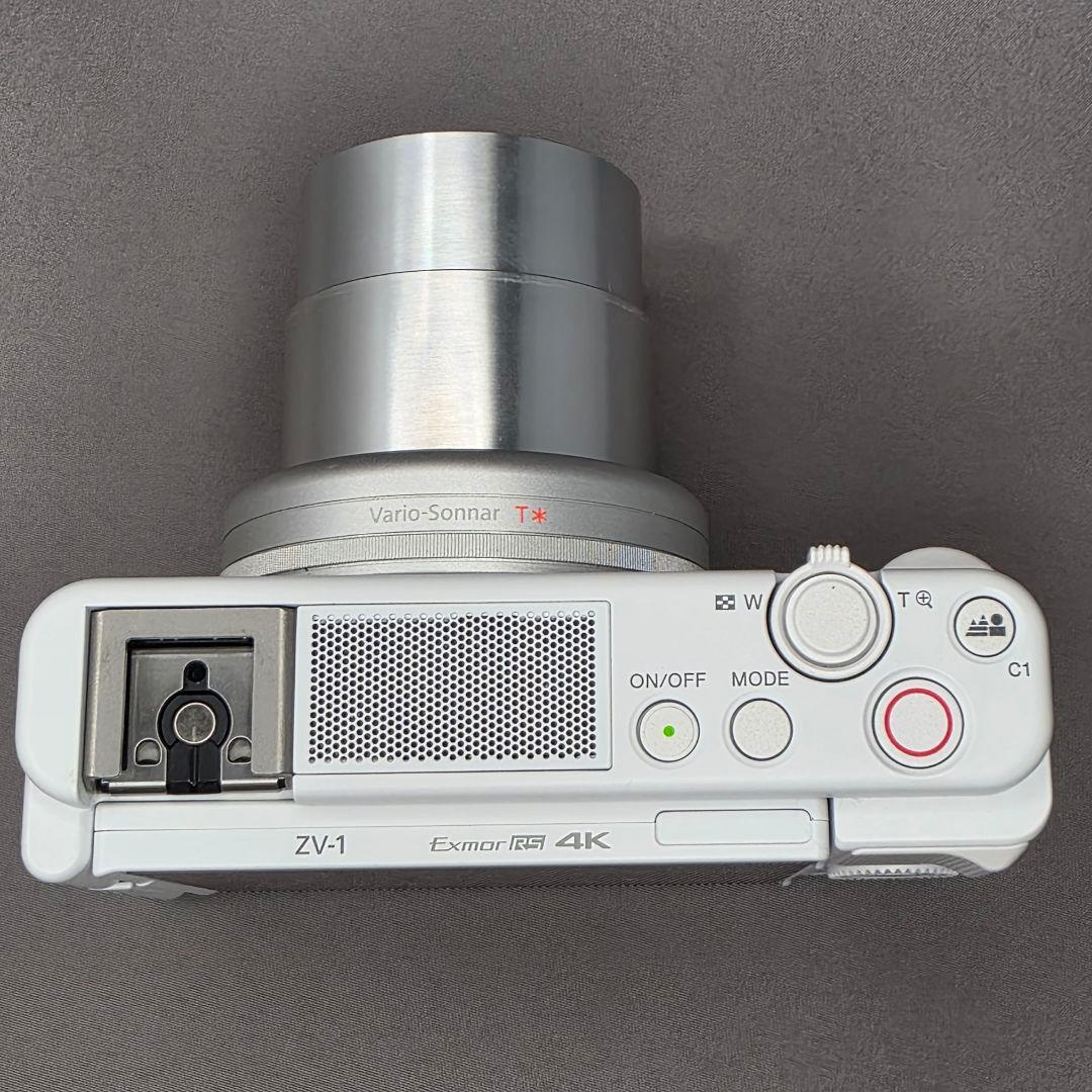 【並品】SONY VLOGCAM ZV-1 コンパクトデジタルカメラ ホワイト
