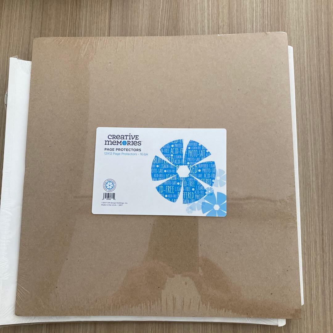 【未使用】クリエイティブメモリーズ　台紙　台紙カバー　ステッカー