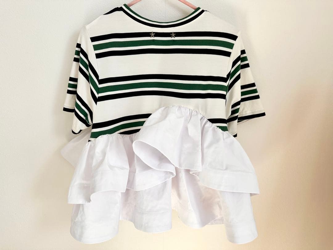 【正規品】bibiy ストライプ フリル Tシャツ　試着のみ