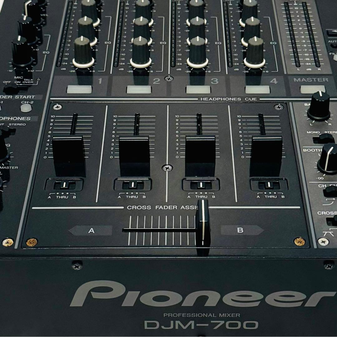 元箱付き Pioneer パイオニア DJミキサー ブラック DJM-700-K