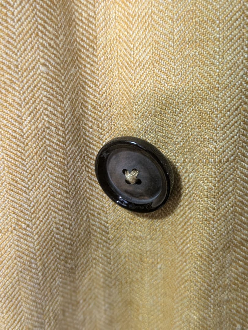 ★タリアトーレ テーラードジャケット 48 麻 ダブルブレスト 本切羽