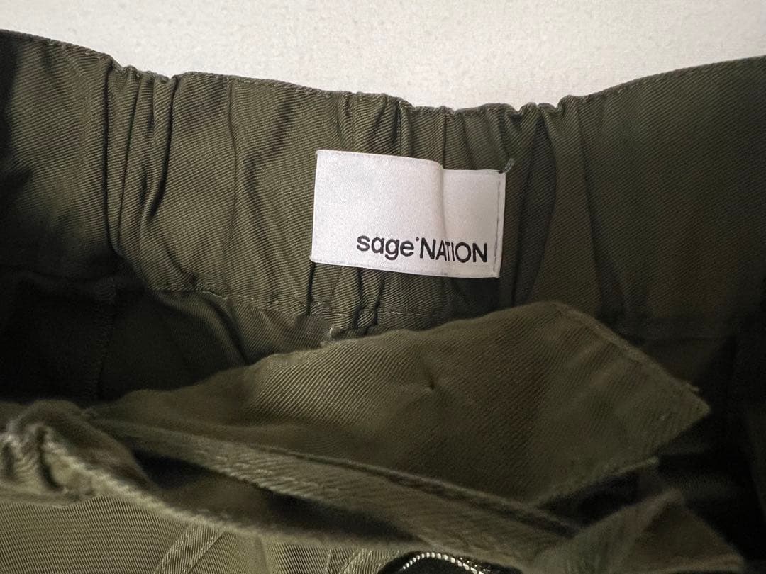 パンツ SAGENATION BOX PLEAT TROUSER