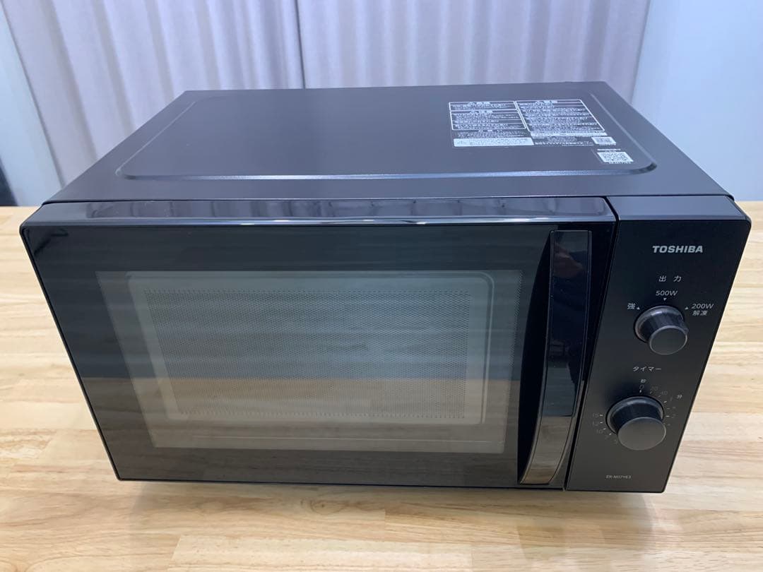 【美品】電子レンジ TOSHIBA ER-M17YE3(K)
