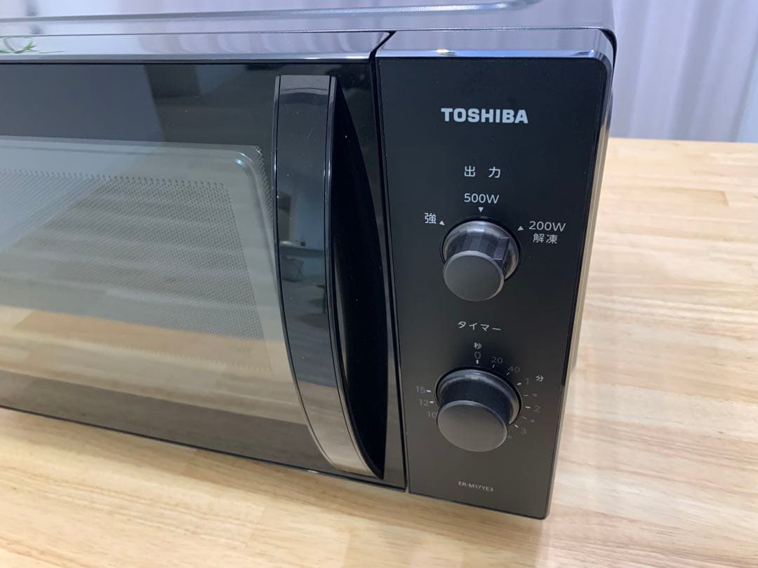 【美品】電子レンジ TOSHIBA ER-M17YE3(K)