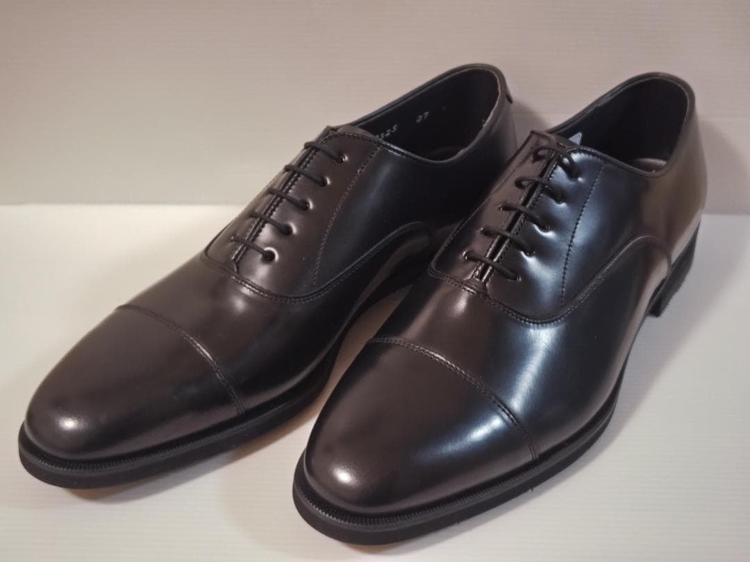 REGAL ビジネスシューズ 27cm ストレートチップ 革靴 幅広 232S