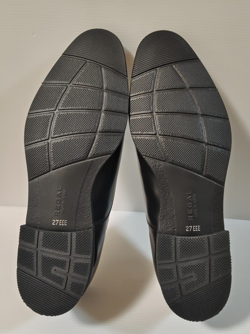 REGAL ビジネスシューズ 27cm ストレートチップ 革靴 幅広 232S