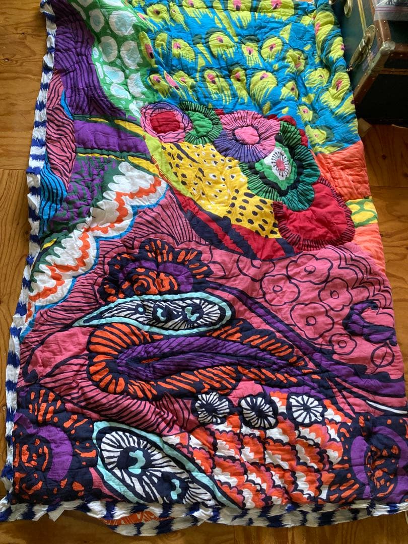 アンソロポロジーのベットカバー〈TWIN QUILT〉