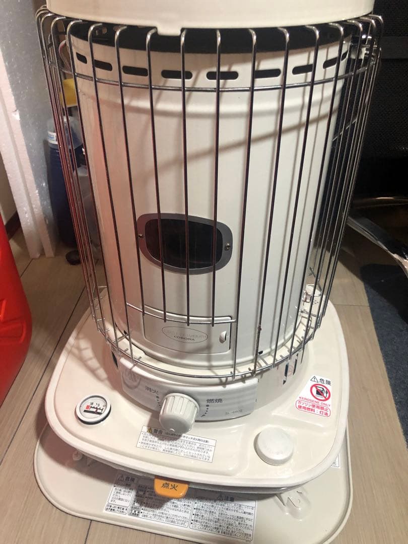 CORONA石油ファンヒーター ホワイトSL66-D2