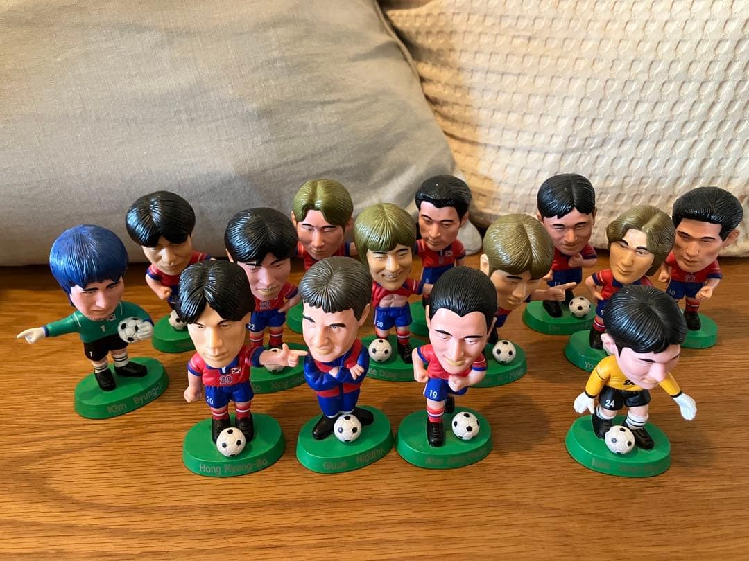 サッカー 韓国代表 フィギュア 14点セット 日韓ワールドカップ2002