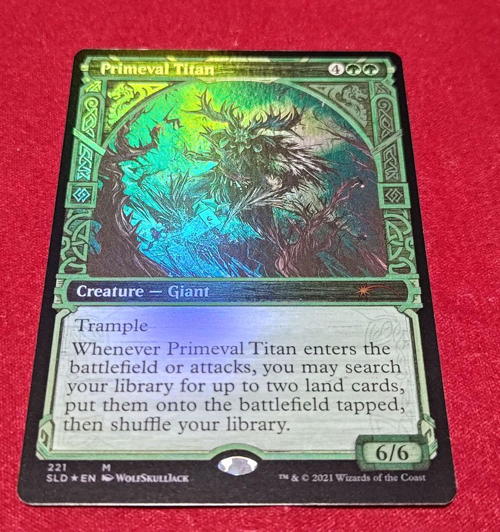 原始のタイタン/Primeval Titan ショーケースFoil版×3枚セット