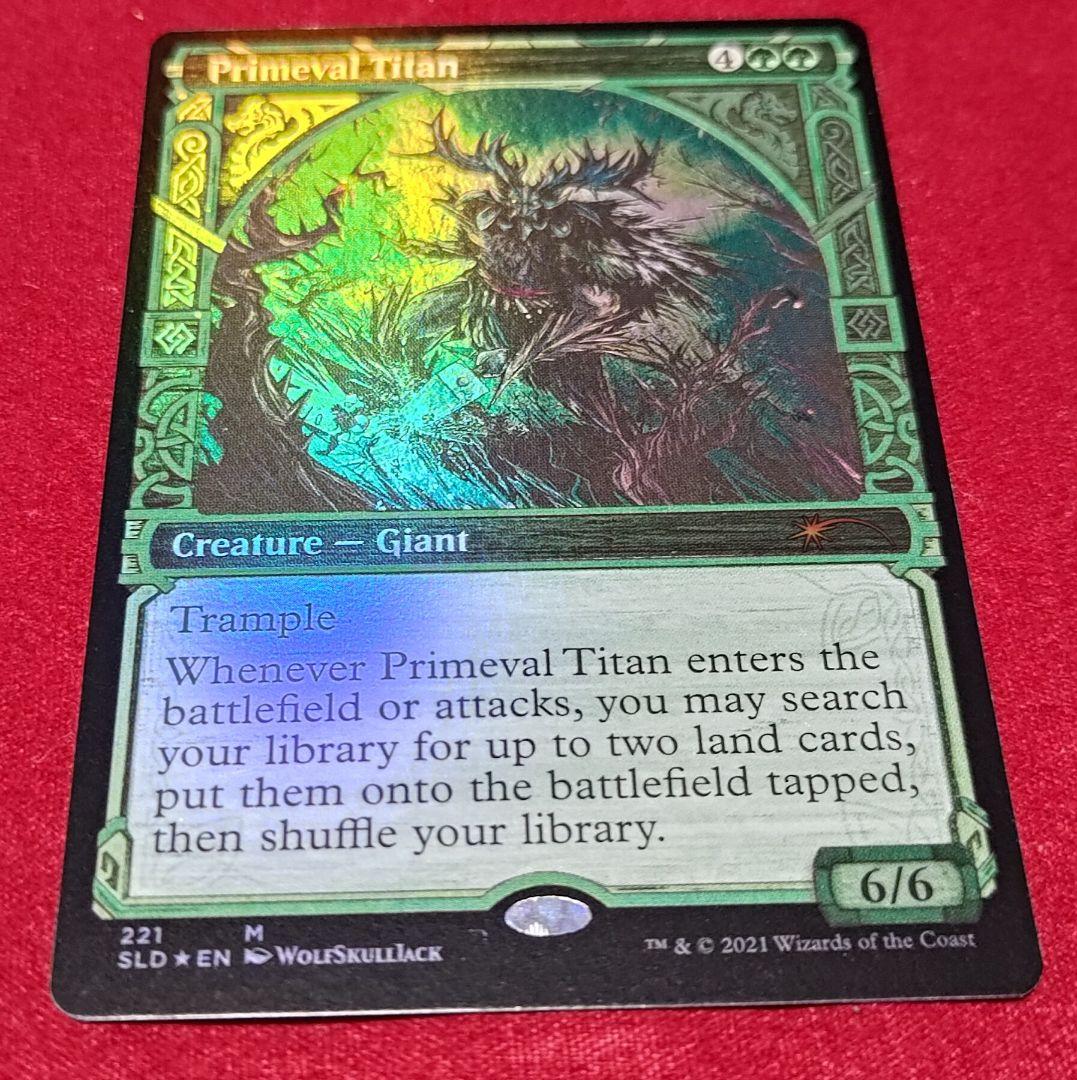 原始のタイタン/Primeval Titan ショーケースFoil版×3枚セット