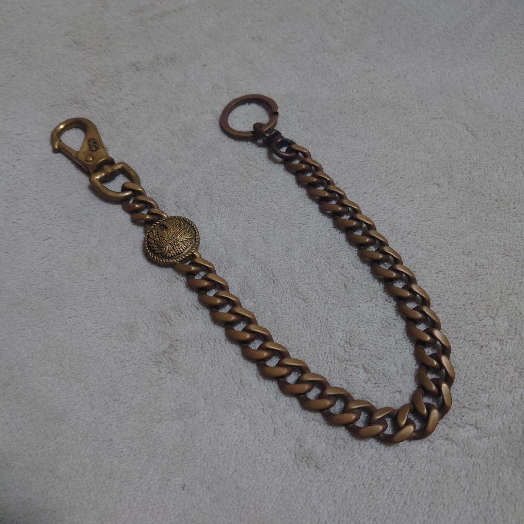 CALEE キャリー　ウォレットチェーン　真鍮　廃盤品