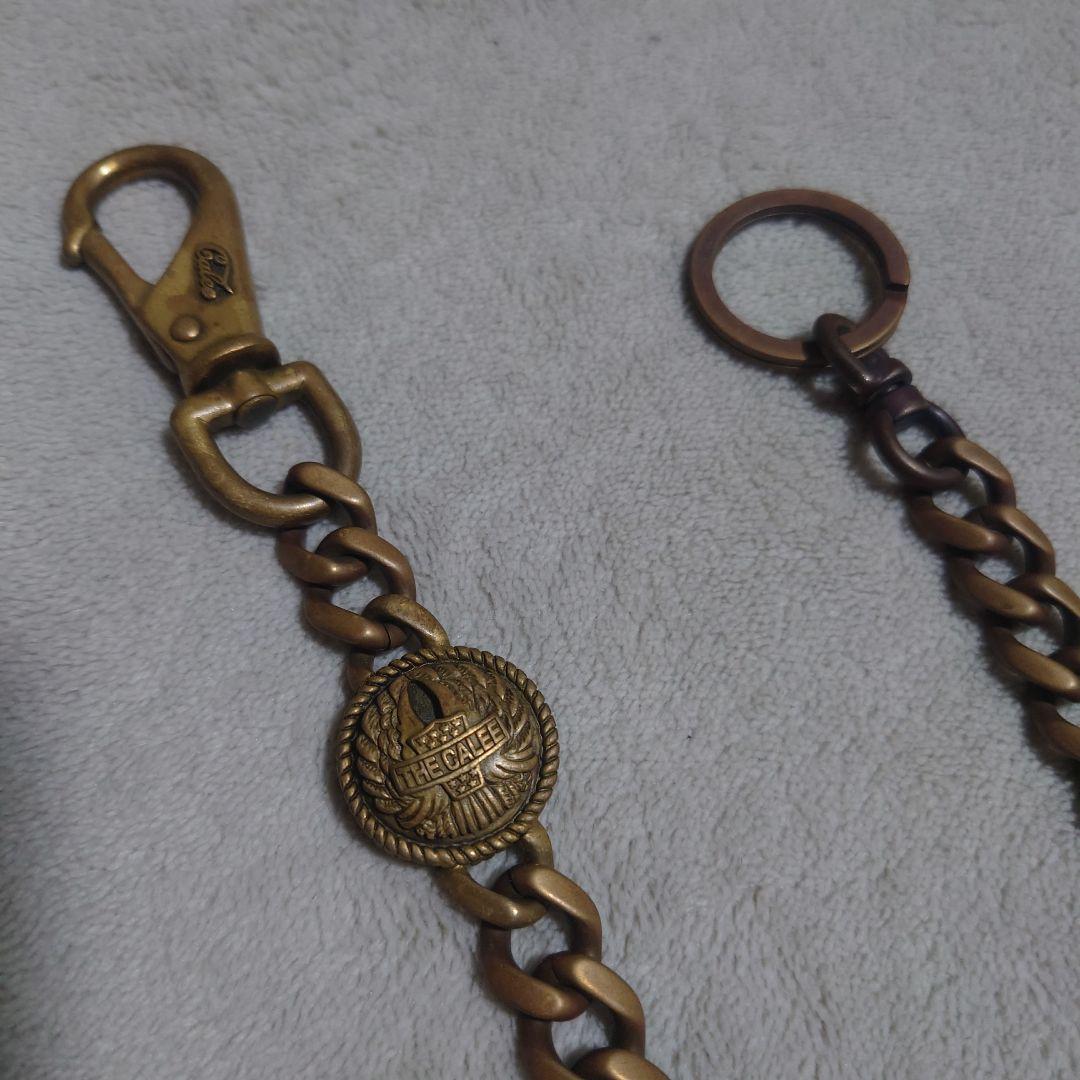 CALEE キャリー　ウォレットチェーン　真鍮　廃盤品