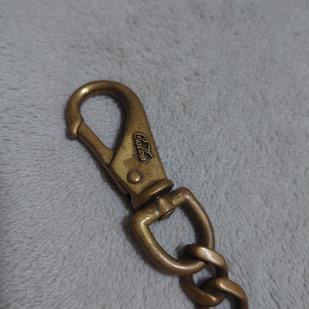 CALEE キャリー　ウォレットチェーン　真鍮　廃盤品