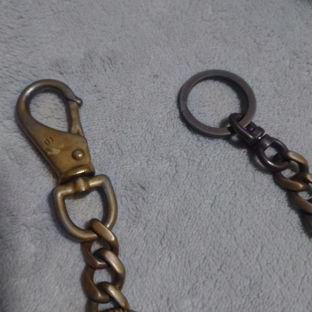 CALEE キャリー　ウォレットチェーン　真鍮　廃盤品