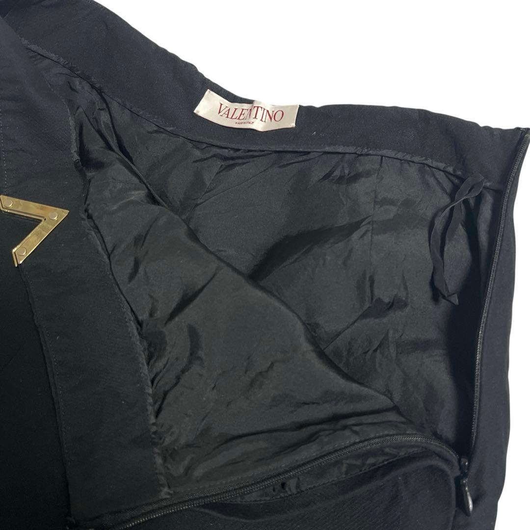 VALENTINOヴァレンティノ 金具付き ショートパンツ ブラック 40サイズ