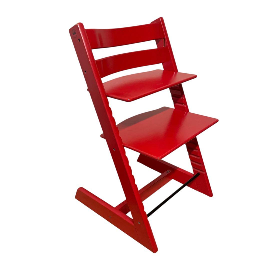 ストッケ　トリップトラップ　レッド　シリアル3 stokke ベビーチェア