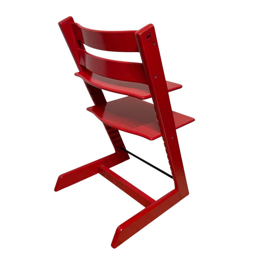 ストッケ　トリップトラップ　レッド　シリアル3 stokke ベビーチェア