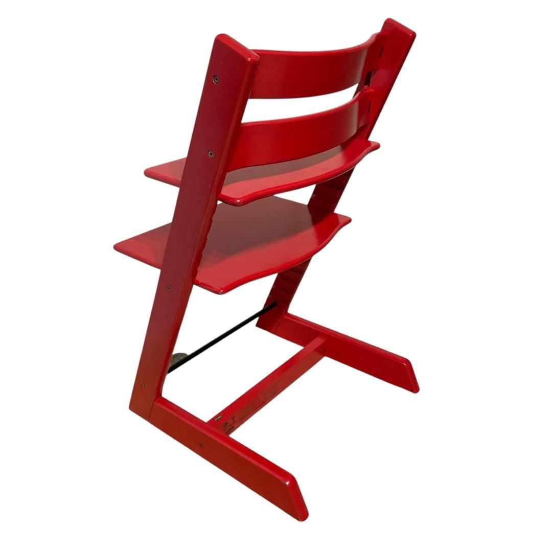 ストッケ　トリップトラップ　レッド　シリアル3 stokke ベビーチェア