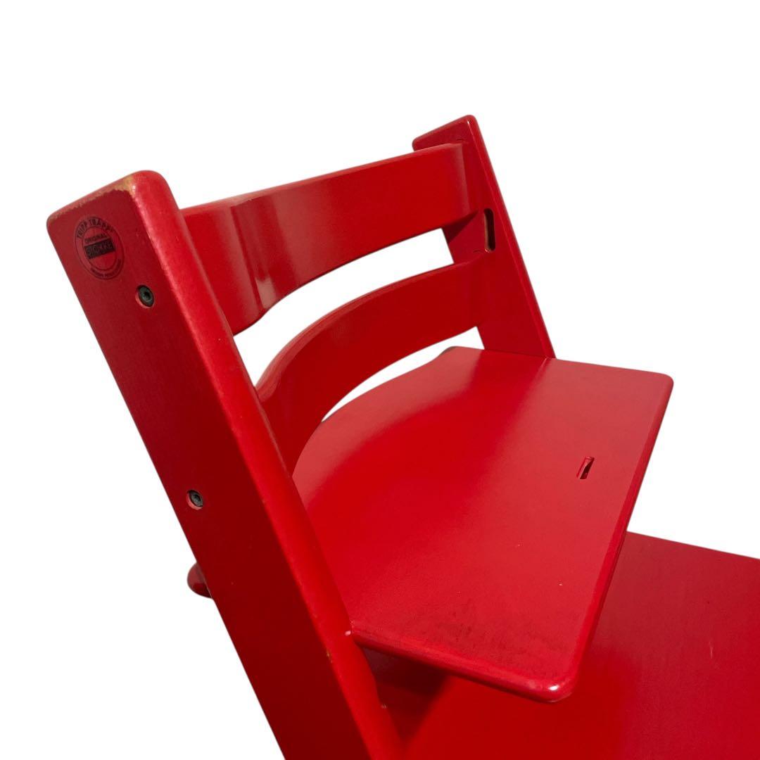 ストッケ　トリップトラップ　レッド　シリアル3 stokke ベビーチェア