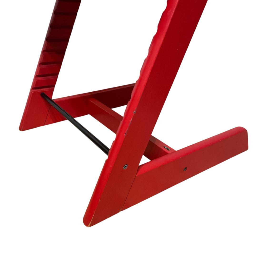 ストッケ　トリップトラップ　レッド　シリアル3 stokke ベビーチェア