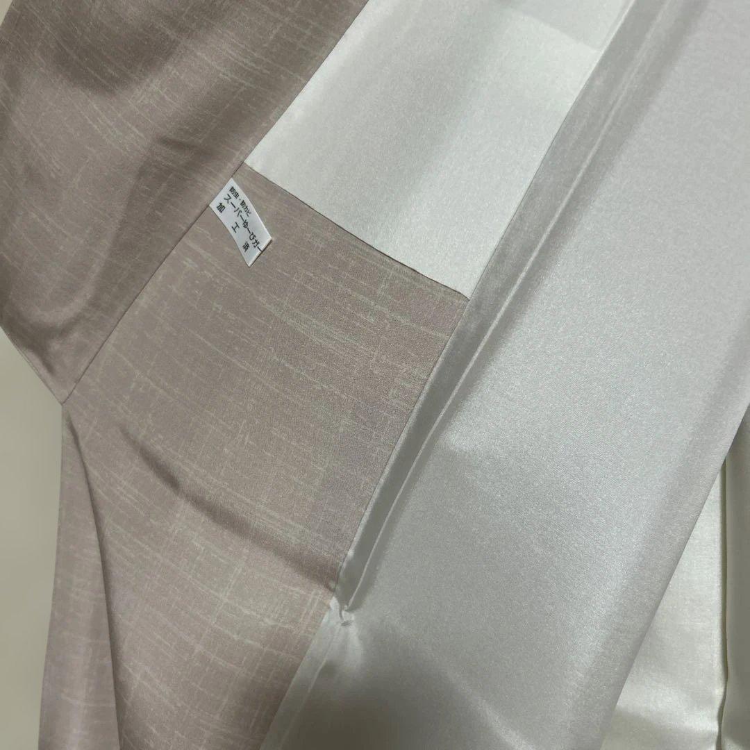 着物　縞大島　付け下げ訪問　トールサイズ 裄長