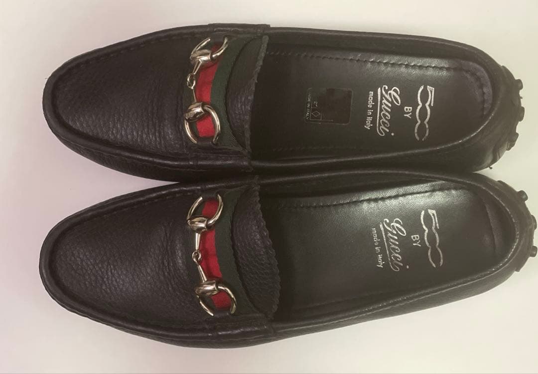 Rascal‼️Gucci ブラックレザー ローファー35