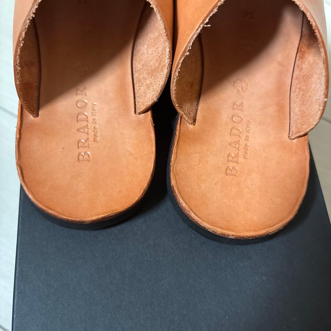 BRADOR レザーサンダル　レディース36