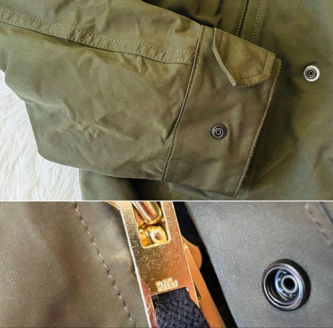 お値下げ中　美品　ザリラクス　モッズコート38　21SS カーキ 人気定番モデル