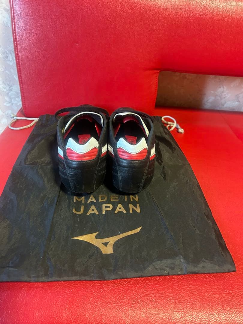 Mizuno Morelia サッカーシューズ 黒/白 日本製